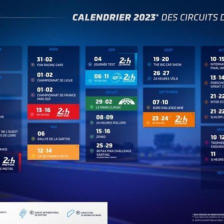 Chambres Pour Les Evenements Du Circuit Du Mans Cérans-Foulletourte Zewnętrze zdjęcie